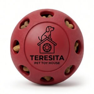 Teresita Discount II Inc Treat Dispensing Dog Ball - Red
