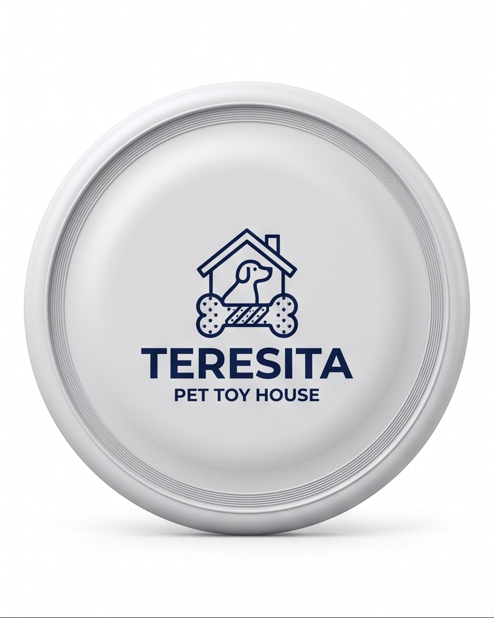 Teresita Discount II Inc Dog Flying Disc - White