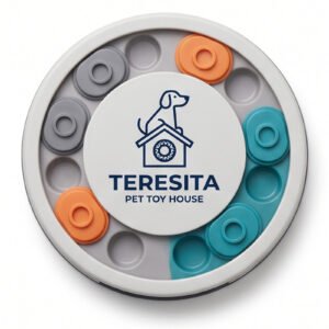 Teresita Discount II Inc Interactive Dog Treat Puzzle Toy - Gray