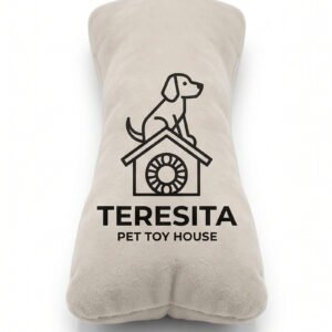 Teresita Discount II Inc Plush Bone Dog Toy - Beige