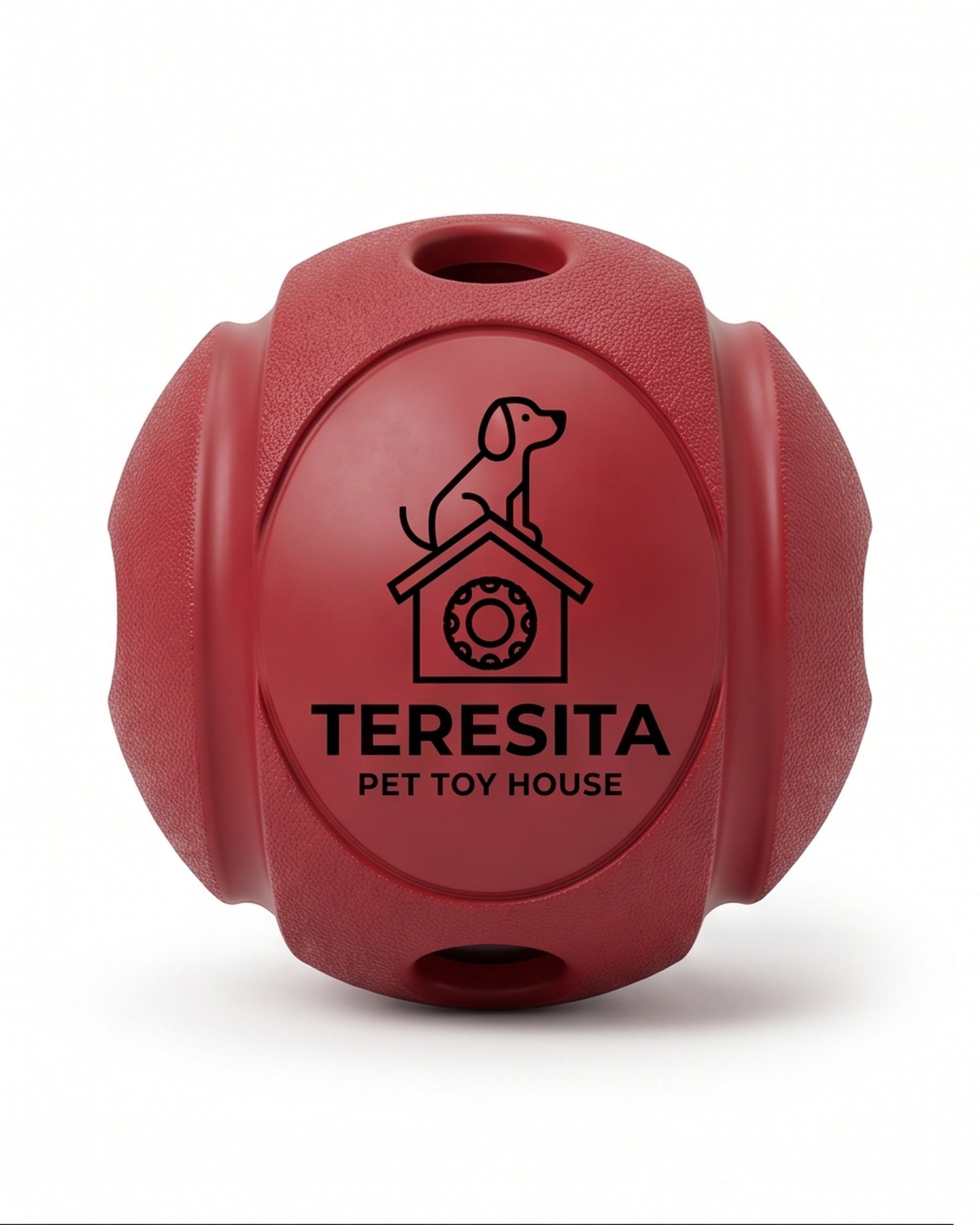 Teresita Discount II Inc Treat Dispensing Dog Ball - Red - Image 2