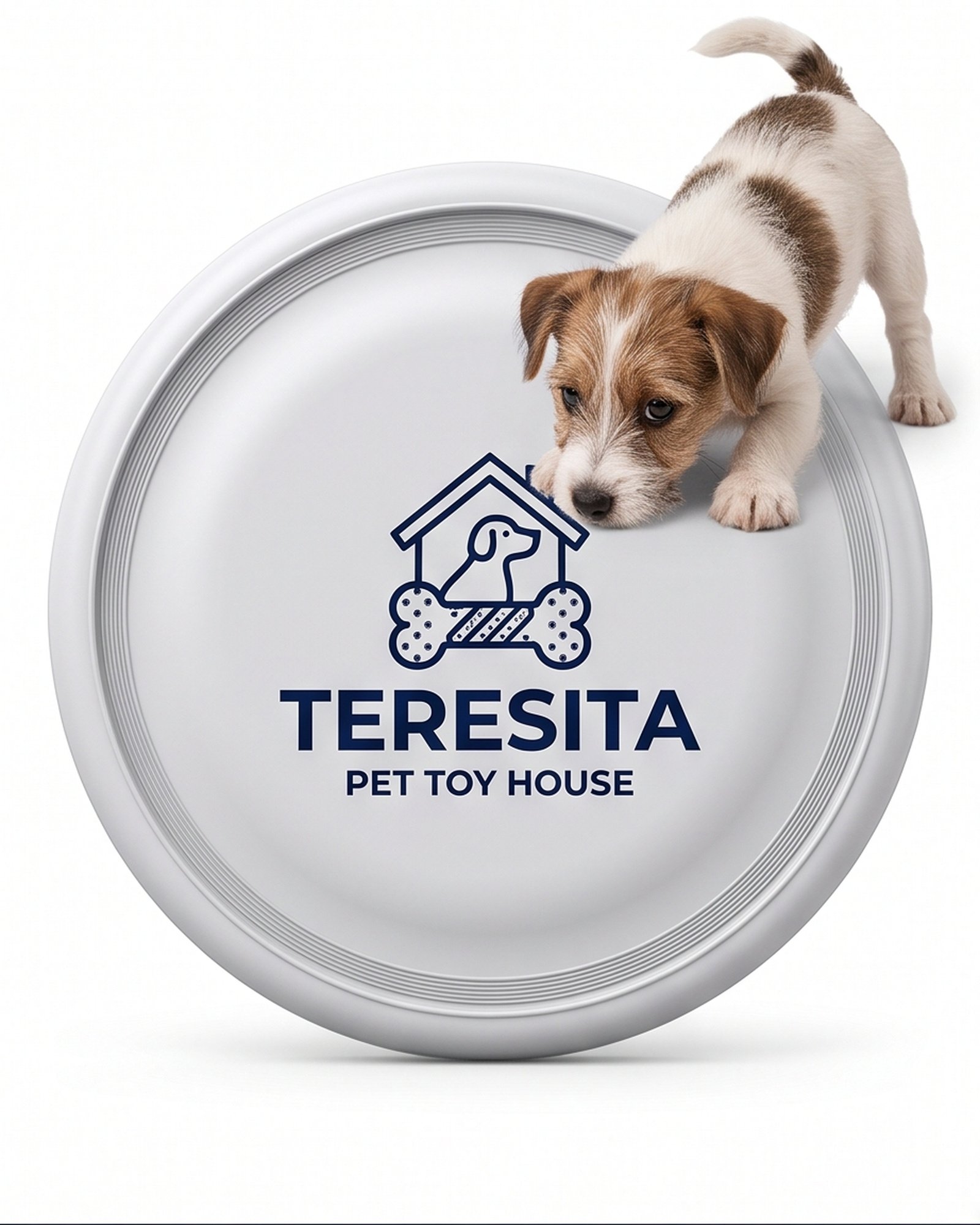 Teresita Discount II Inc Dog Flying Disc - White - Image 5
