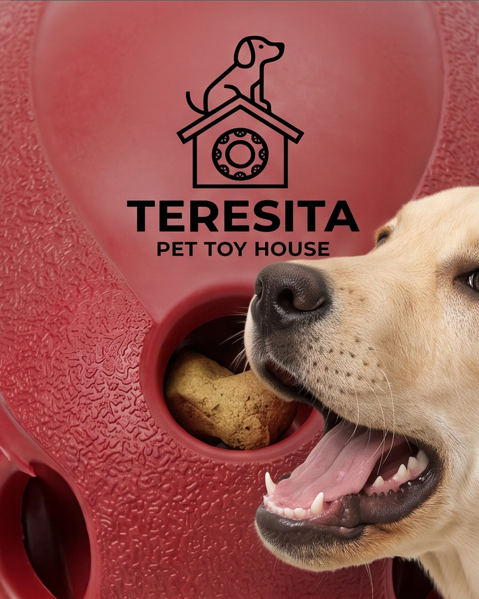 Teresita Discount II Inc Treat Dispensing Dog Ball - Red - Image 7