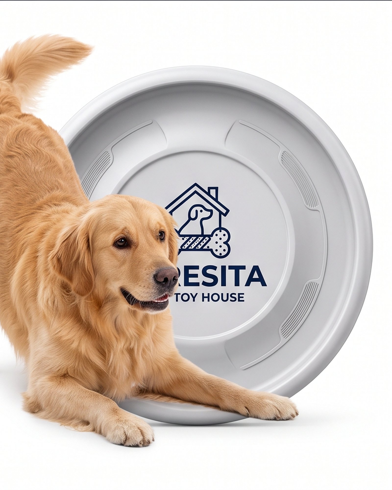 Teresita Discount II Inc Dog Flying Disc - White - Image 7