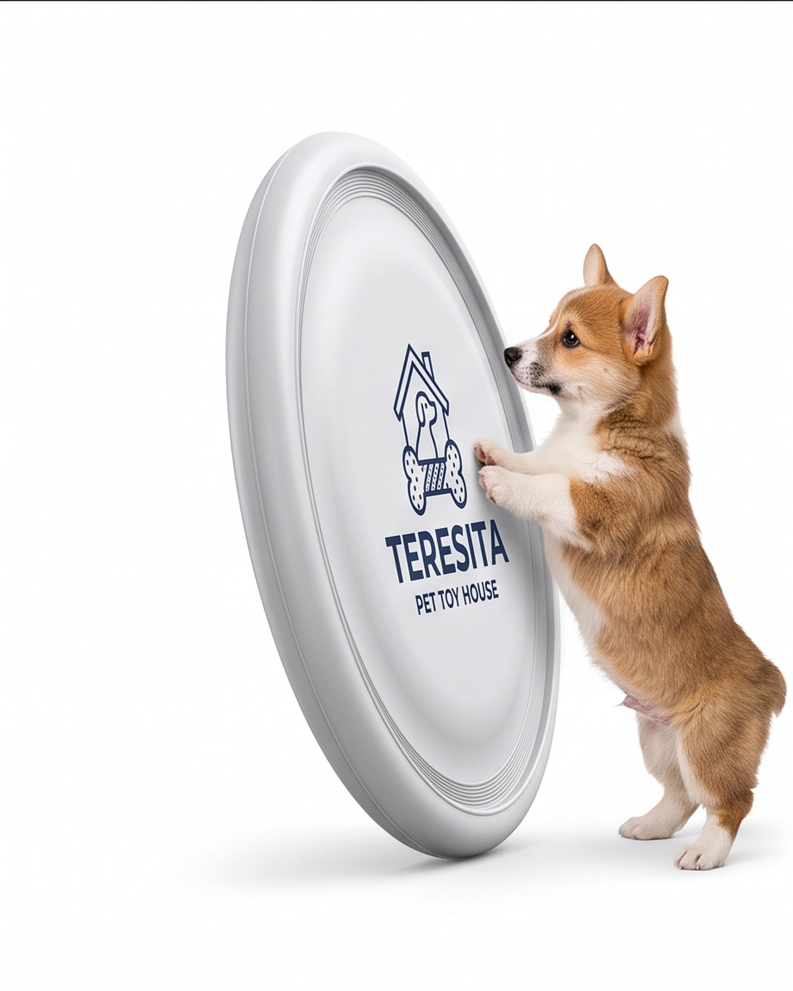 Teresita Discount II Inc Dog Flying Disc - White - Image 8